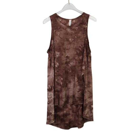 Lululemon Long for Length Tank Diamond Dye Pink Bliss Spanish Oak Medium Tie Dye - Picture 4 of 9